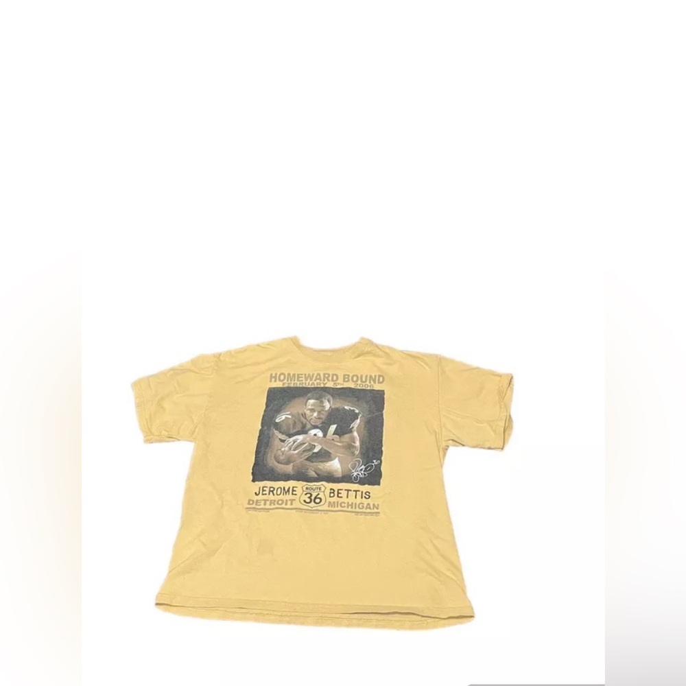 Jerome Bettis Homeward Bound 2006 NFL Retirement T Shirt Steelers Adult LARGE
